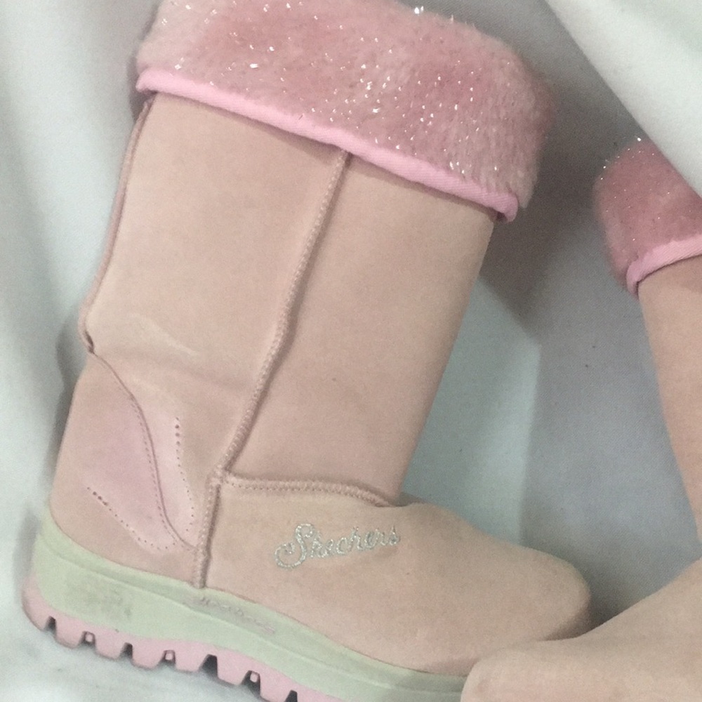 Skechers Glitzy Glam Shimmer Diva Girl’s Boot sz 5